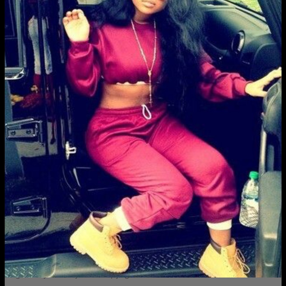 BUTTER Red sweatpants